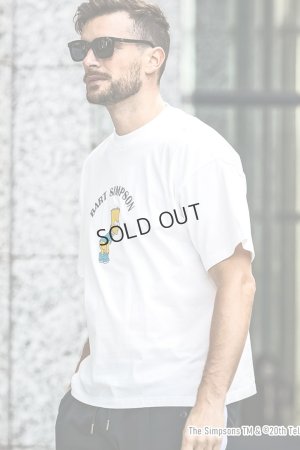 画像6: {SOLD}1piu1uguale3 RELAX ウノピゥウノウグァーレトレ リラックス /The Simpsons/バート・シンプソン/半袖Tシャツ{-BES}