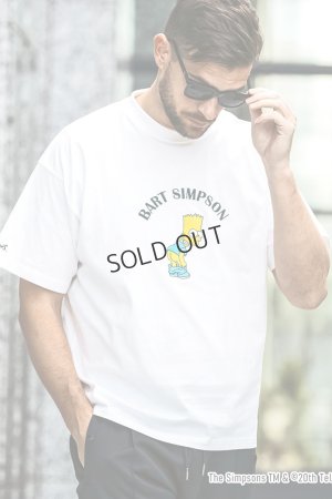 画像8: {SOLD}1piu1uguale3 RELAX ウノピゥウノウグァーレトレ リラックス /The Simpsons/バート・シンプソン/半袖Tシャツ{-BES}