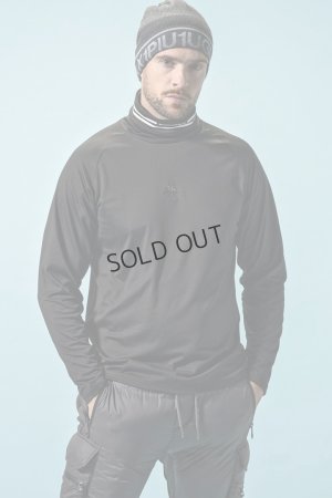 画像2: {SOLD}1piu1uguale3 RELAX ウノピゥウノウグァーレトレ リラックス 裏起毛ハイネックロゴロングTシャツ / スノーボード / スノーウェア /インナー{-BEA}