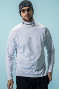 1piu1uguale3 RELAX ウノピゥウノウグァーレトレ リラックス 裏起毛ハイネックロゴロングTシャツ / スノーボード / スノーウェア /インナー{-BEA}