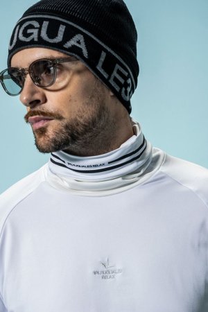 画像6: 1piu1uguale3 RELAX ウノピゥウノウグァーレトレ リラックス 裏起毛ハイネックロゴロングTシャツ / スノーボード / スノーウェア /インナー{-BEA}