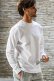 画像2: 1piu1uguale3 RELAX ウノピゥウノウグァーレトレ リラックス ラインストーンネックロゴロングTシャツ{-BEA}