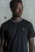 1piu1uguale3 RELAX ウノピゥウノウグァーレトレ リラックス RUNNING COLLAR LOGO T-SHIRT{-BFS}