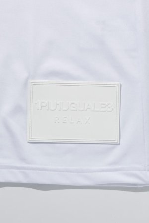 画像8: 1piu1uguale3 RELAX ウノピゥウノウグァーレトレ リラックス ラインロゴラッシュガード半袖Tシャツ{-BFS}