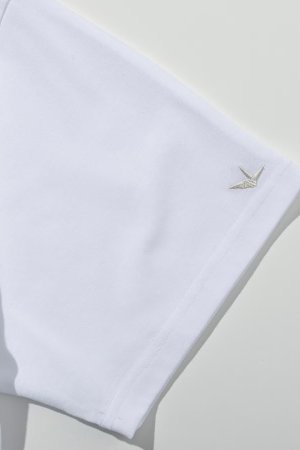 画像4: 1piu1uguale3 RELAX ウノピゥウノウグァーレトレ リラックス グラデーションラインストーン半袖ロゴTシャツ{-BFS}