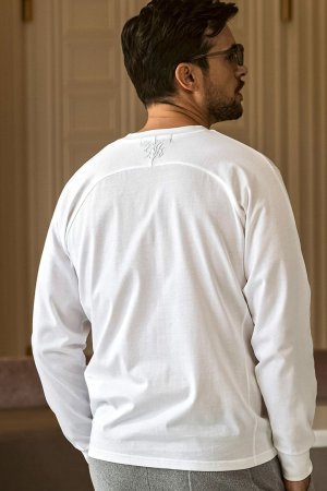 画像3: 1piu1uguale3 RELAX ウノピゥウノウグァーレトレ リラックス ツイルロゴアップリケロングTシャツ{-BFS}