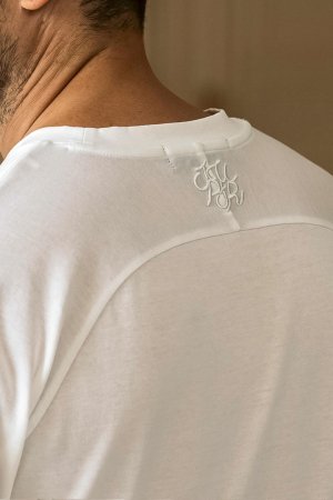 画像6: 1piu1uguale3 RELAX ウノピゥウノウグァーレトレ リラックス ツイルロゴアップリケロングTシャツ{-BFS}