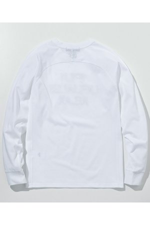 画像12: 1piu1uguale3 RELAX ウノピゥウノウグァーレトレ リラックス ツイルロゴアップリケロングTシャツ{-BFS}