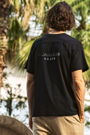 画像3: 1piu1uguale3 RELAX ウノピゥウノウグァーレトレ リラックス リバースロゴ半袖Tシャツ{-BFS}