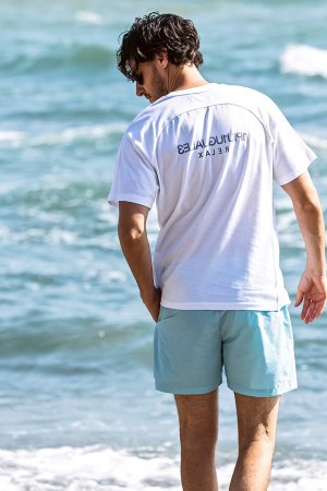 画像4: 1piu1uguale3 RELAX ウノピゥウノウグァーレトレ リラックス リバースロゴ半袖Tシャツ{-BFS}