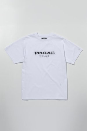 画像7: 1piu1uguale3 RELAX ウノピゥウノウグァーレトレ リラックス リバースロゴ半袖Tシャツ{-BFS}