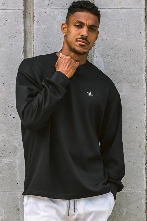 画像1: 1piu1uguale3 RELAX ウノピゥウノウグァーレトレ リラックス レーヨンブレンドドローコードロングTシャツ{-BFA}