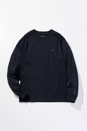 画像1: 1piu1uguale3 RELAX ウノピゥウノウグァーレトレ リラックス シルケット天竺スリーブラインロングTシャツ{-BFA}