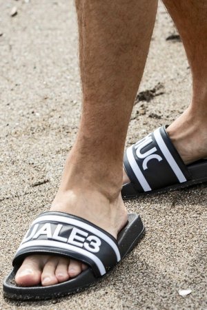 画像9: 1piu1uguale3 RELAX ウノピゥウノウグァーレトレ リラックス ラインロゴシャワーサンダル{-BES}