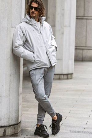 画像6: 1piu1uguale3 RELAX ウノピゥウノウグァーレトレ リラックス ボリュームソールサイドロゴスニーカー{-BEA}