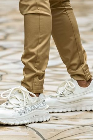 画像11: 1piu1uguale3 RELAX ウノピゥウノウグァーレトレ リラックス ボリュームソールサイドロゴスニーカー{-BEA}