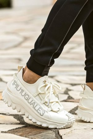 画像13: 1piu1uguale3 RELAX ウノピゥウノウグァーレトレ リラックス ボリュームソールサイドロゴスニーカー{-BEA}