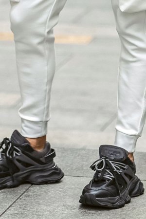 画像4: 1piu1uguale3 RELAX ウノピゥウノウグァーレトレ リラックス レイヤードダッドスニーカー{-BEA}