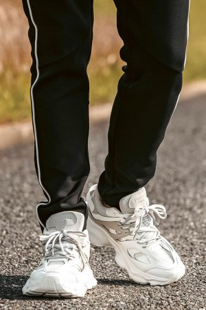 画像5: 1piu1uguale3 RELAX ウノピゥウノウグァーレトレ リラックス レイヤードダッドスニーカー{-BEA}