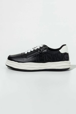 画像2: 1piu1uguale3 RELAX ウノピゥウノウグァーレトレ リラックス ボリュームソール刺繍ロゴスニーカー{-BFS}