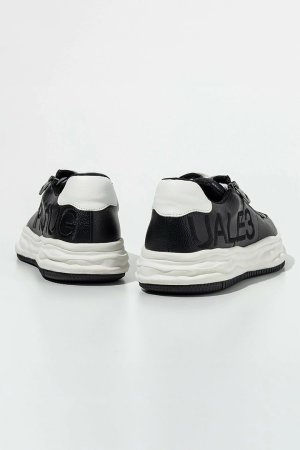 画像3: 1piu1uguale3 RELAX ウノピゥウノウグァーレトレ リラックス ボリュームソール刺繍ロゴスニーカー{-BFS}