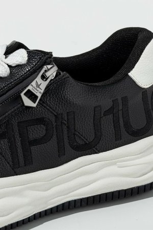 画像7: 1piu1uguale3 RELAX ウノピゥウノウグァーレトレ リラックス ボリュームソール刺繍ロゴスニーカー{-BFS}