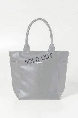 画像2: {SOLD}1piu1uguale3 RELAX ウノピゥウノウグァーレトレ リラックス サークルロゴPUトートバッグ{-BES}