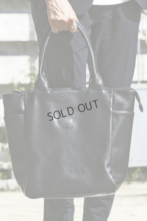 画像3: {SOLD}1piu1uguale3 RELAX ウノピゥウノウグァーレトレ リラックス サークルロゴPUトートバッグ{-BES}