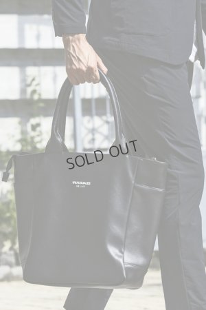 画像4: {SOLD}1piu1uguale3 RELAX ウノピゥウノウグァーレトレ リラックス サークルロゴPUトートバッグ{-BES}