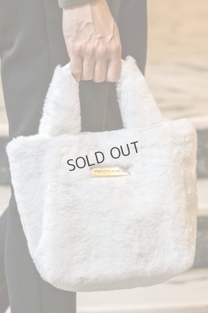 画像1: 1piu1uguale3 RELAX ウノピゥウノウグァーレトレ リラックス シルバーロゴプレートファーミニトートバッグ{-BEA}