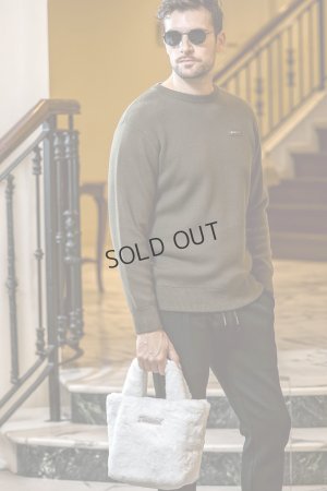 画像2: 1piu1uguale3 RELAX ウノピゥウノウグァーレトレ リラックス シルバーロゴプレートファーミニトートバッグ{-BEA}