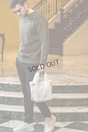 画像3: 1piu1uguale3 RELAX ウノピゥウノウグァーレトレ リラックス シルバーロゴプレートファーミニトートバッグ{-BEA}