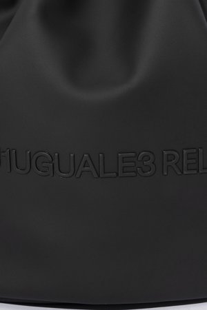 画像3: 1piu1uguale3 RELAX ウノピゥウノウグァーレトレ リラックス シンセティックレザードローストリングバッグ{-BEA}