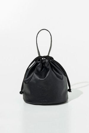 画像2: 1piu1uguale3 RELAX ウノピゥウノウグァーレトレ リラックス シンセティックサフィアーノドローストリングバッグ{-BFS}