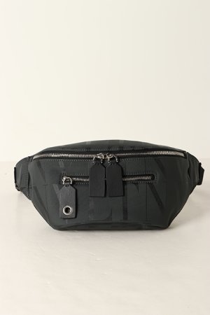画像1: 【 30%OFF セール140,800円→98,560円】 Valentino ヴァレンティノ VLTN オールオーバープリントキャンバスウエストバッグ{UY0B0982BUK-71B-BJA}