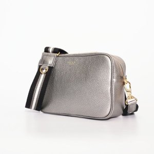 画像2:  ★先行予約商品★  VIOLAd'ORO ヴィオラドーロ SHIMMER メタリックレザーカメラバッグ{-BFS}