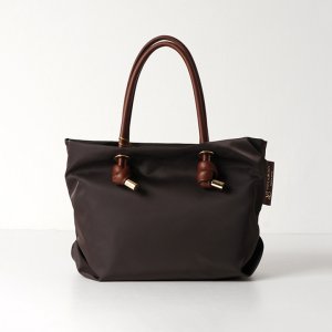 画像1: VIOLAd'ORO ヴィオラドーロ BIANCA NYLON BAG{-BEA}