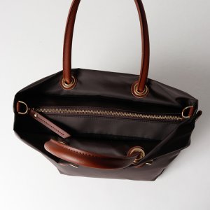 画像6: VIOLAd'ORO ヴィオラドーロ BIANCA NYLON BAG{-BEA}