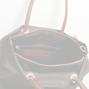 画像7:   VIOLAd'ORO ヴィオラドーロ BIANCA NYLON BAG{-BFS}