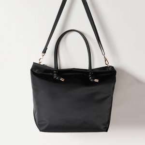 画像6: VIOLAd'ORO ヴィオラドーロ BIANCA ノットハンドルナイロントートML サイズ{-BFS}