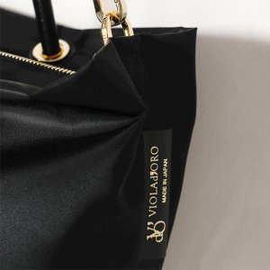 画像7: VIOLAd'ORO ヴィオラドーロ BIANCA ノットハンドルナイロントートML サイズ{-BFS}