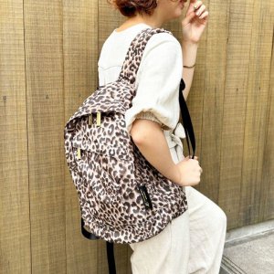 画像9:  ★先行予約商品★  VIOLAd'ORO ヴィオラドーロ GINO ナイロンバックパック レオパード柄{-BFS}