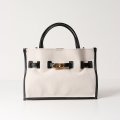 VIOLAd'ORO ヴィオラドーロ CANVAS BAG{-BEA}
