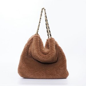 画像1: VIOLAd'ORO ヴィオラドーロ ELMO FUR BAG{-BEA}