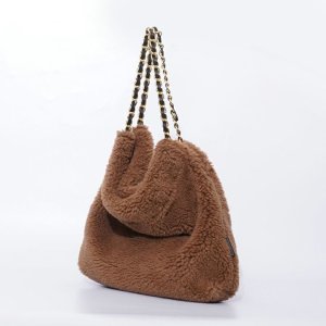 画像2: VIOLAd'ORO ヴィオラドーロ ELMO FUR BAG{-BEA}