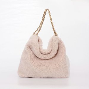 画像1: VIOLAd'ORO ヴィオラドーロ ELMO FUR BAG{-BEA}
