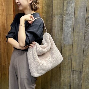 画像4: VIOLAd'ORO ヴィオラドーロ ELMO FUR BAG{-BEA}