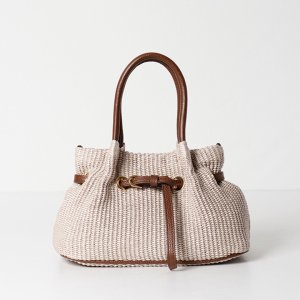 画像1: VIOLAd'ORO ヴィオラドーロ BASKET BAG{-BFS}