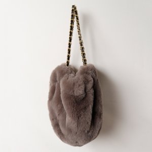 画像3: VIOLAd'ORO ヴィオラドーロ FUR BAG{-BFA}