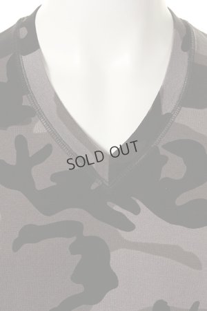 画像4: {SOLD}T' ティー ORIGINAL MERCERIZATION "DISCHARE CAMO" series Vee Neck Short Sleeve BASIC{-AGS}